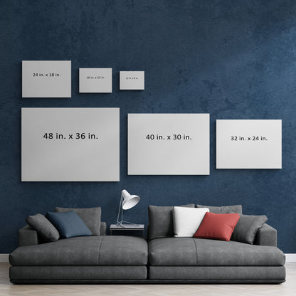 Dawn Sojourn — Luminous Safari Elephant Canvas Art