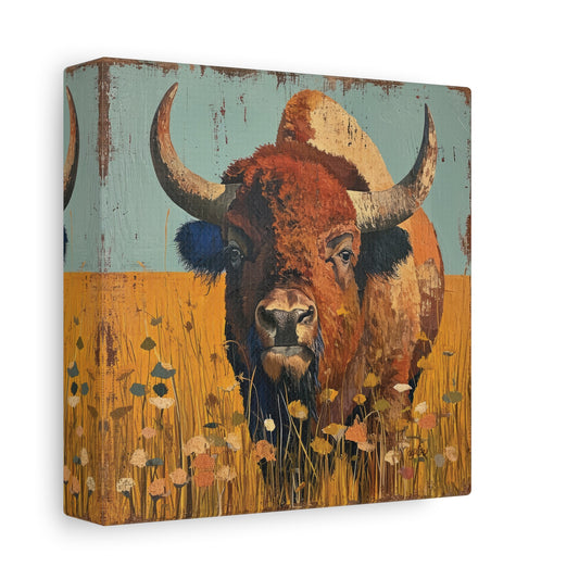 BISON IN THE MEADOW