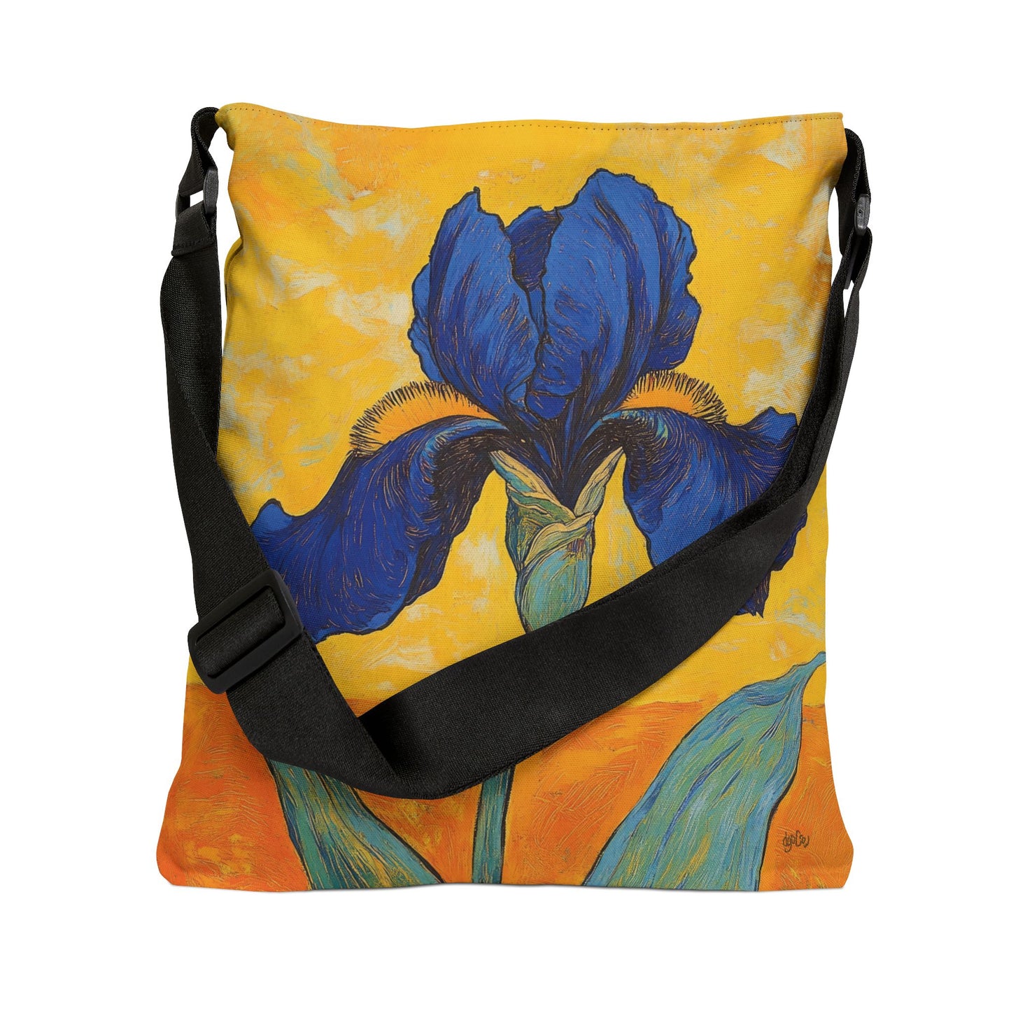 Blue Iris  - Adjustable Tote Bag