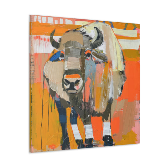 DRAFT - BISON - ABSTRACT SERIES - 4 - Canvas Gallery Wraps