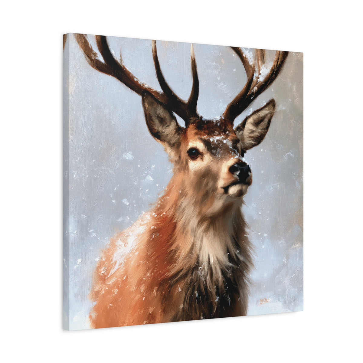 SNOWY DEER