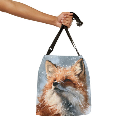 SNOWY FOX – Adjustable Tote Bag