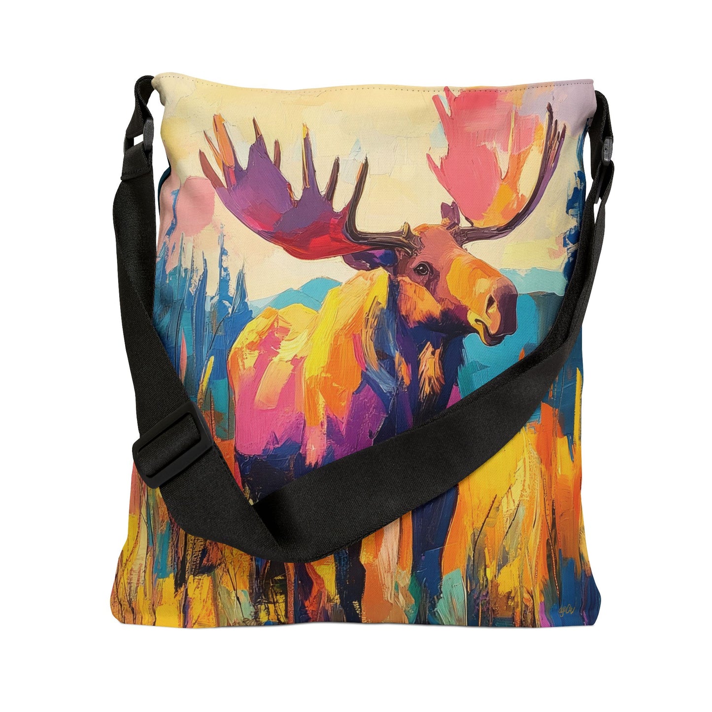 VIBRANT MOOSE - Adjustable Tote Bag