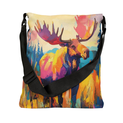 VIBRANT MOOSE - Adjustable Tote Bag
