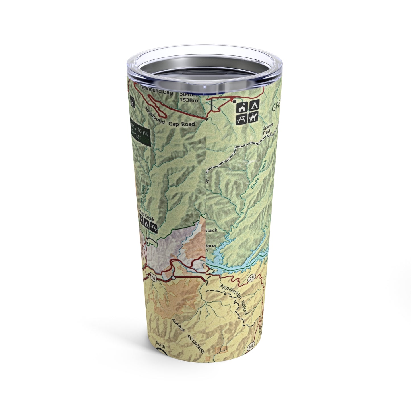 GREAT SMOKY MOUNTAINS NATIONAL PARK -  WILD TURKEY Tumbler 20oz