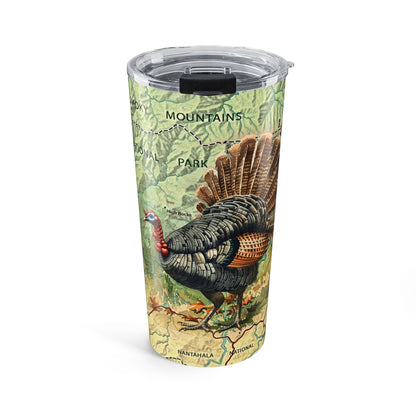 GREAT SMOKY MOUNTAINS NATIONAL PARK -  WILD TURKEY Tumbler 20oz