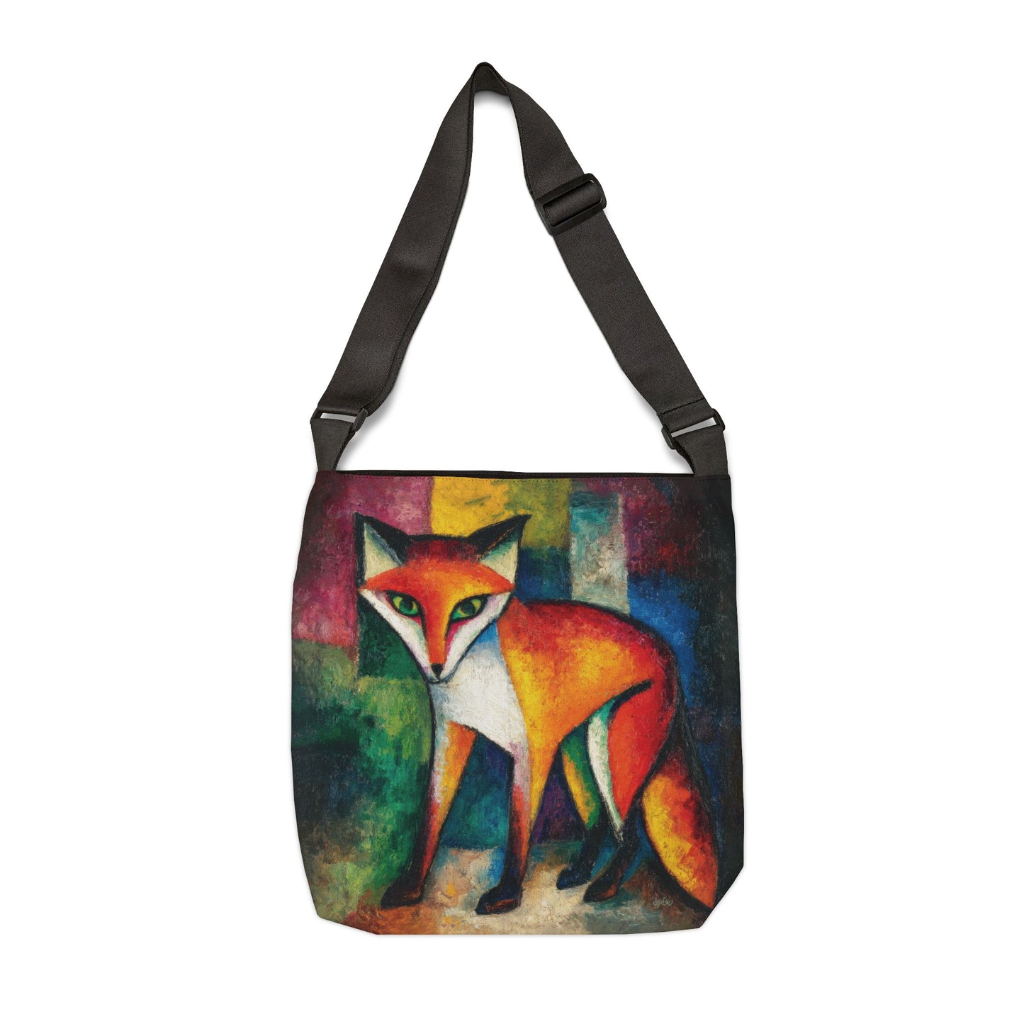 JEWELED FOX  - Adjustable Tote Bag