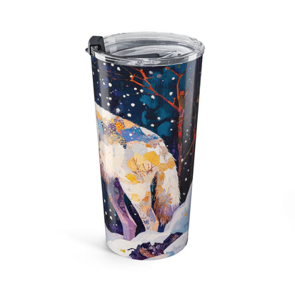 WHITE WOLF - 20 oz Tumbler