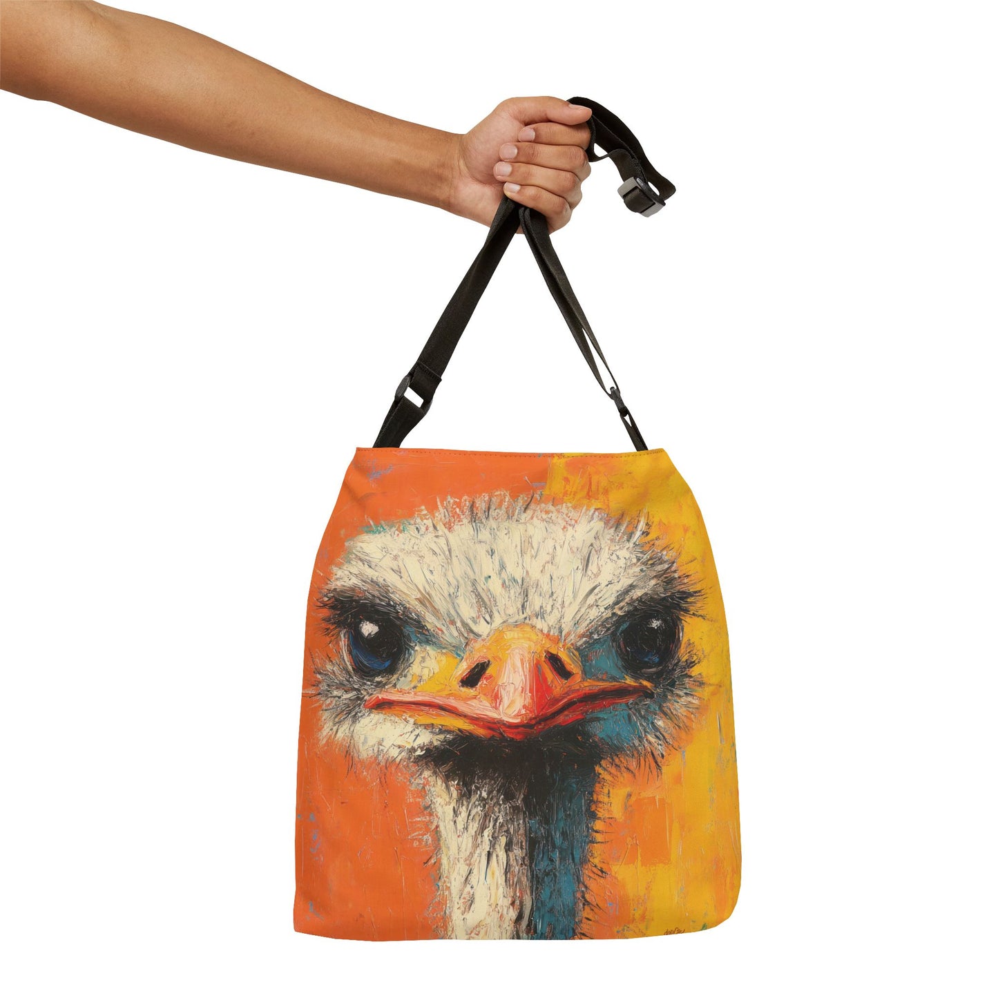 SERIOUSLY OSTRICH – Adjustable Tote Bag