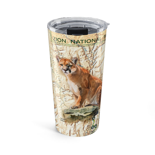 ZION NATIONAL PARK -  LION Tumbler 20oz