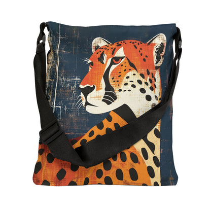 RETRO CHEETAHS - Adjustable Tote Bag