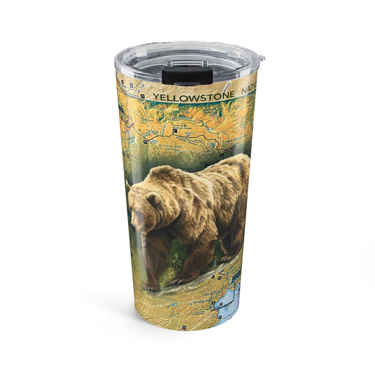 YELLOWSTONE NATIONAL PARK -  GRIZZLY Tumbler 20oz