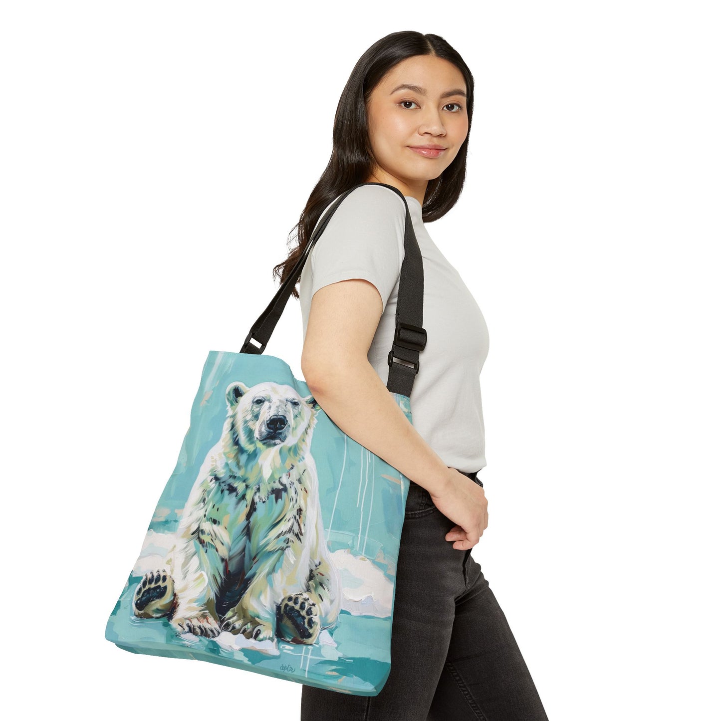 POLAR BEARING - Adjustable Tote Bag