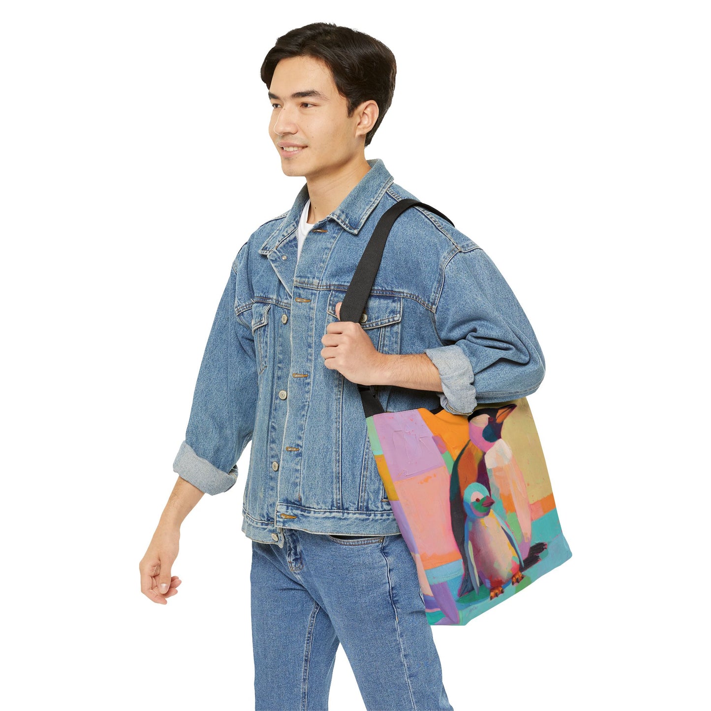 PENGUIN LOVE  - Adjustable Tote Bag