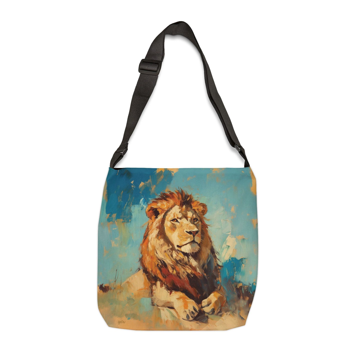 SUN DRENCHED LIONS  - Adjustable Tote Bag