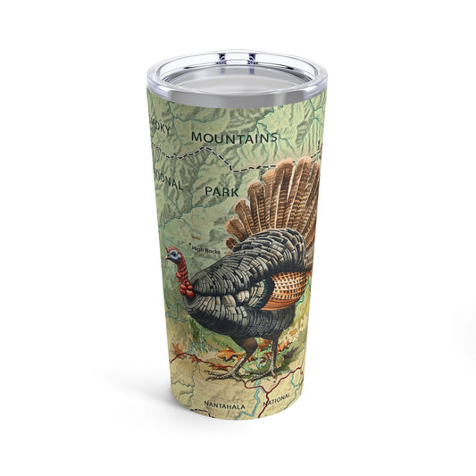 GREAT SMOKY MOUNTAINS NATIONAL PARK -  WILD TURKEY Tumbler 20oz