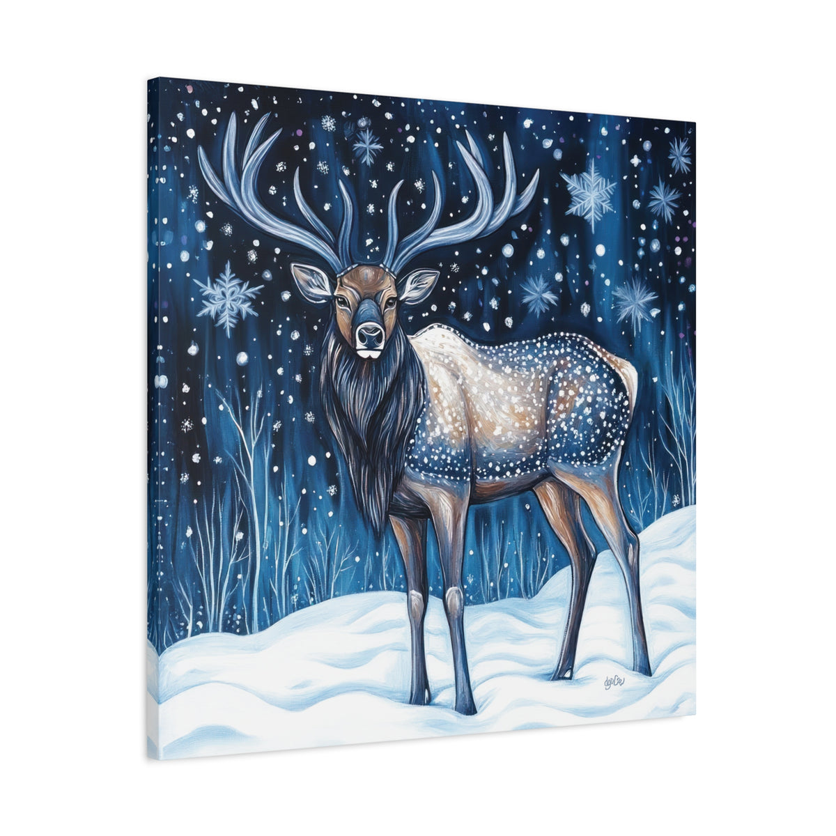 MIDNIGHT WINTER ELK