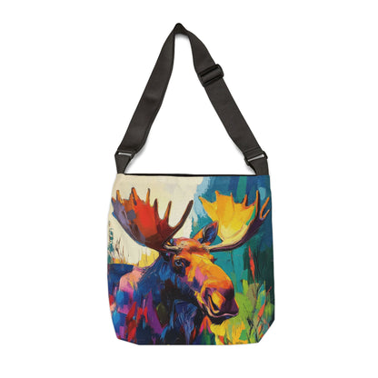 VIBRANT MOOSE - Adjustable Tote Bag