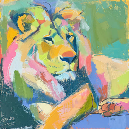 LOUNGING LION  - Tumbler 20oz
