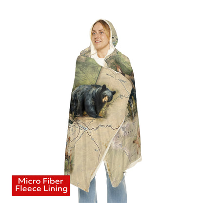 ROCKY MOUNTAIN NATIONAL PARK - Hooded Fleece Blanket