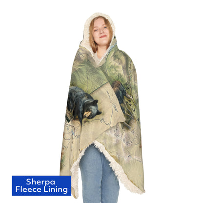 ROCKY MOUNTAIN NATIONAL PARK - Hooded Fleece Blanket