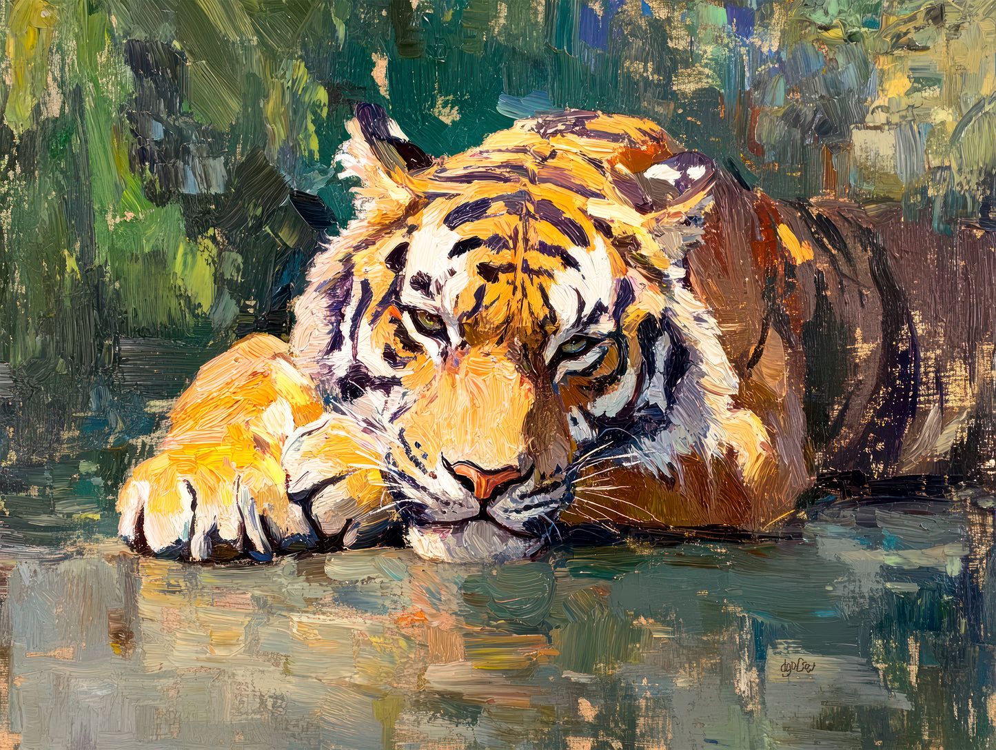 STEP LIGHTLY TIGER - 20 oz Tumbler
