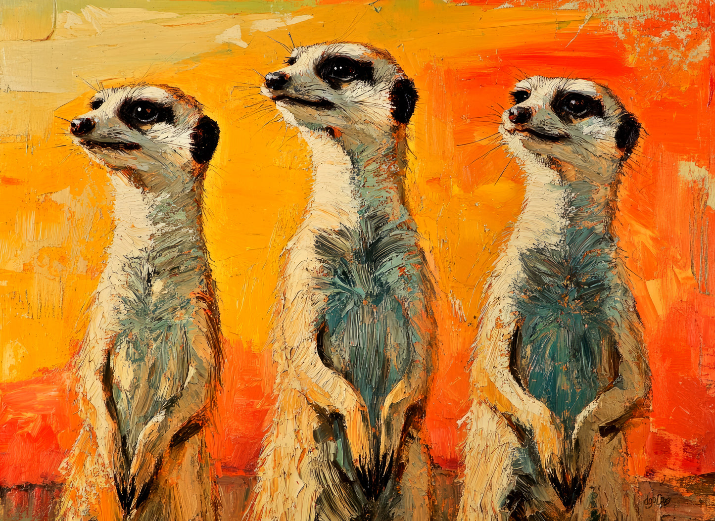 SUNSET MEERKATS - Tumbler 20oz