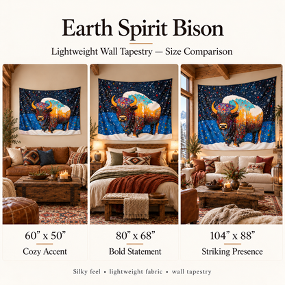 EARTH SPIRIT BISON – Wall Tapestry