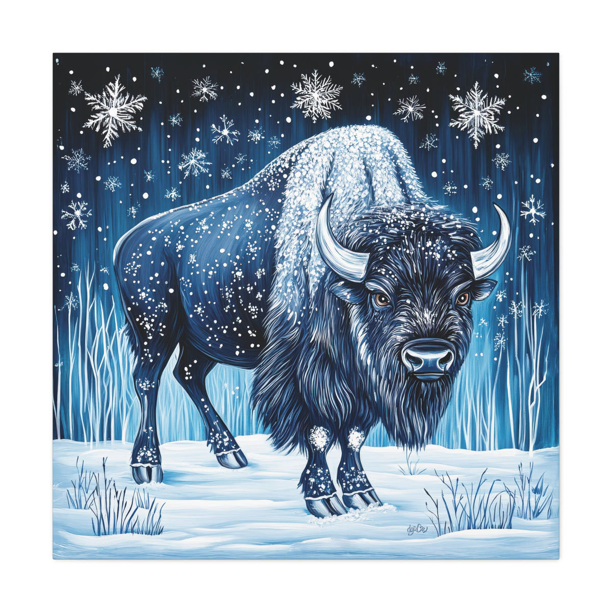 MIDNIGHT WINTER BISON