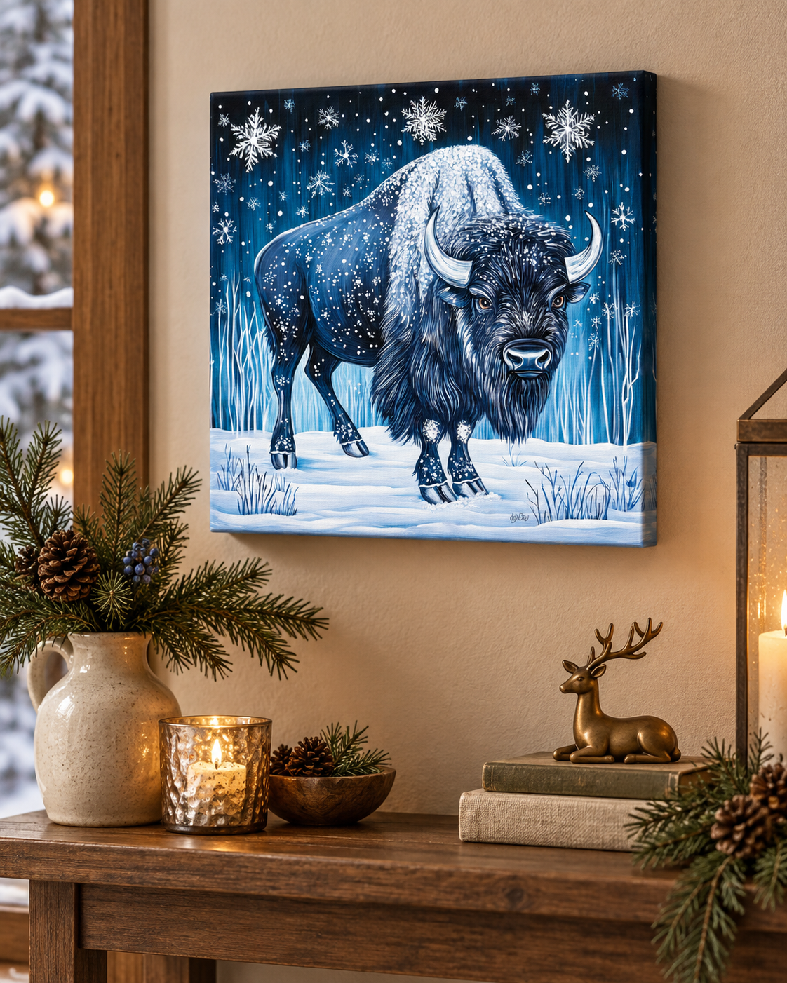 MIDNIGHT WINTER BISON