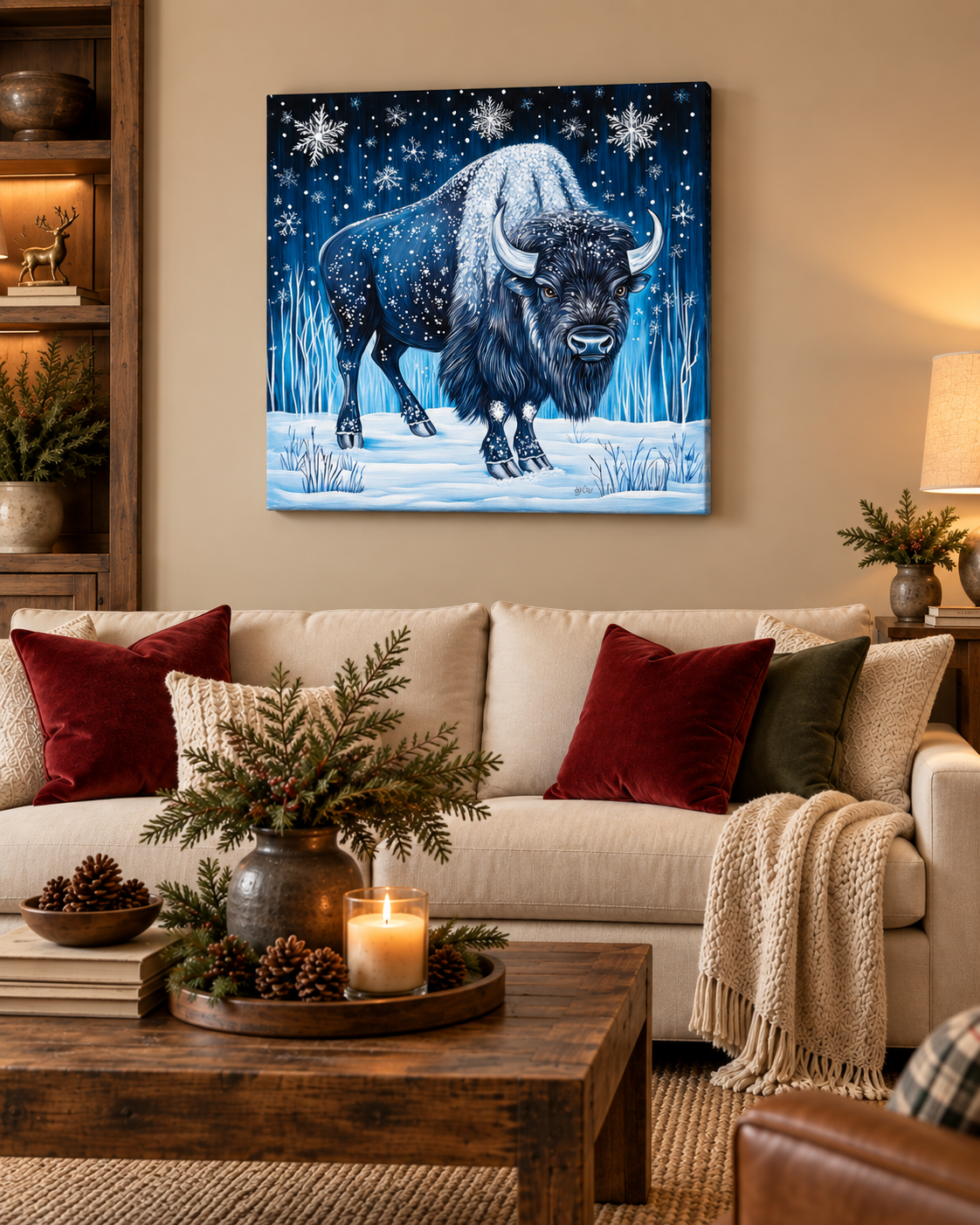 MIDNIGHT WINTER BISON