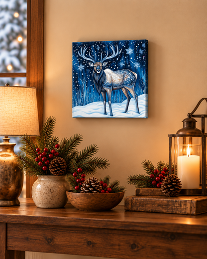 MIDNIGHT WINTER ELK