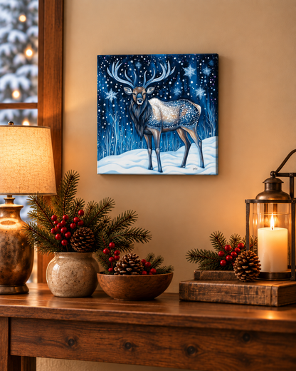 MIDNIGHT WINTER ELK