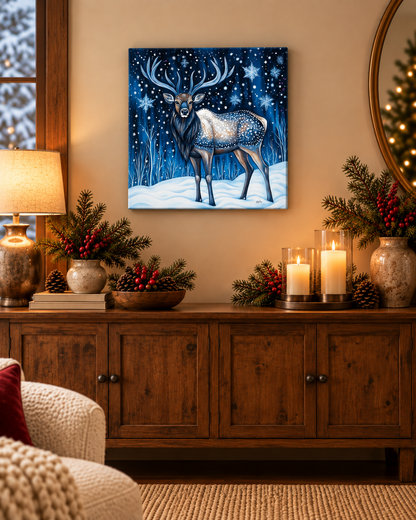 MIDNIGHT WINTER ELK