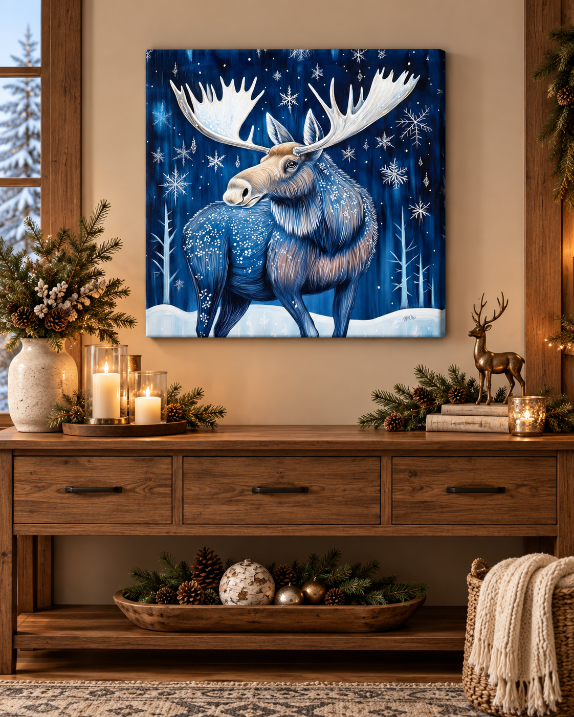 MIDNIGHT WINTER MOOSE