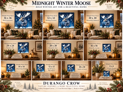 MIDNIGHT WINTER MOOSE