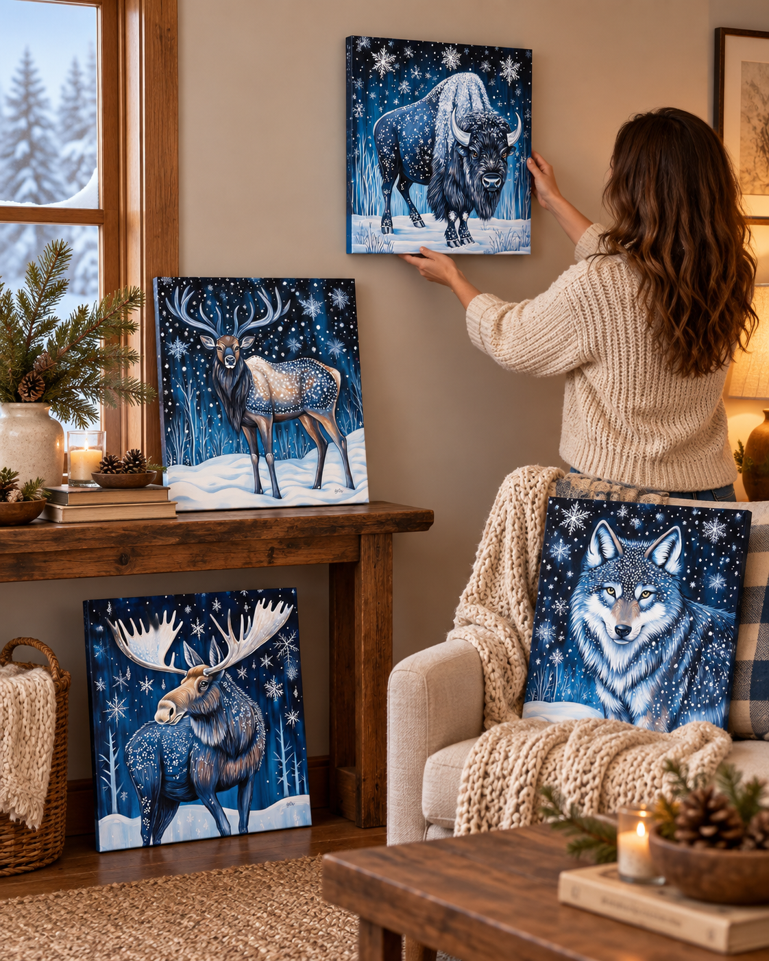 MIDNIGHT WINTER WOLF