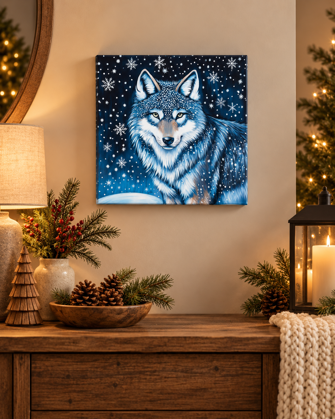 MIDNIGHT WINTER WOLF