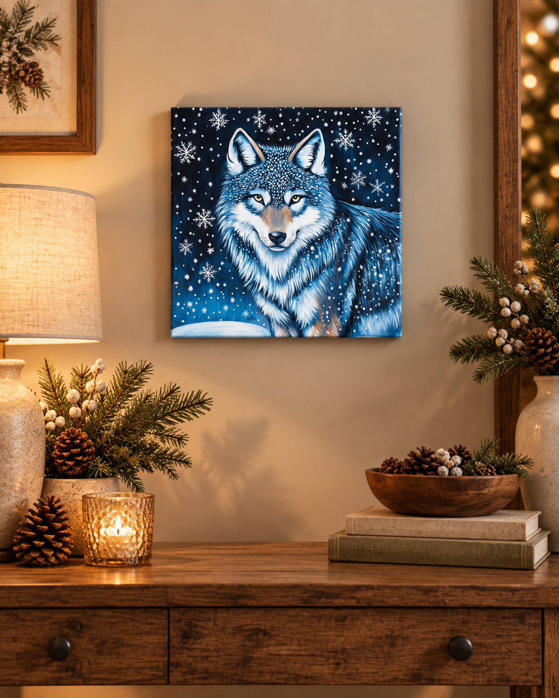 MIDNIGHT WINTER WOLF