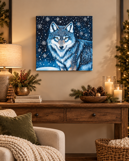 MIDNIGHT WINTER WOLF