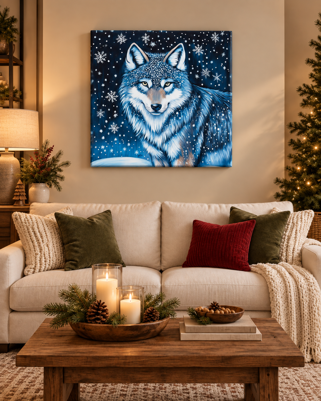 MIDNIGHT WINTER WOLF
