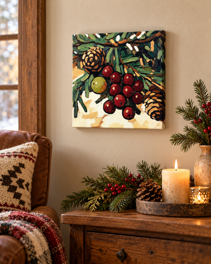 PINE CONES & BERRIES