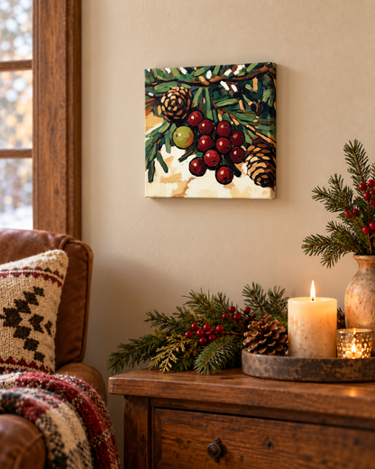PINE CONES & BERRIES