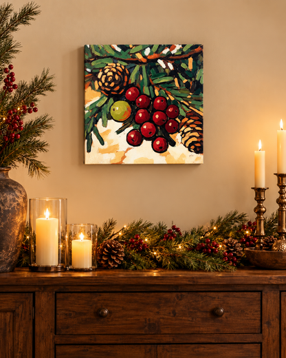 PINE CONES & BERRIES