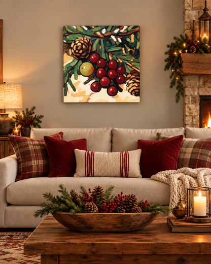 PINE CONES & BERRIES