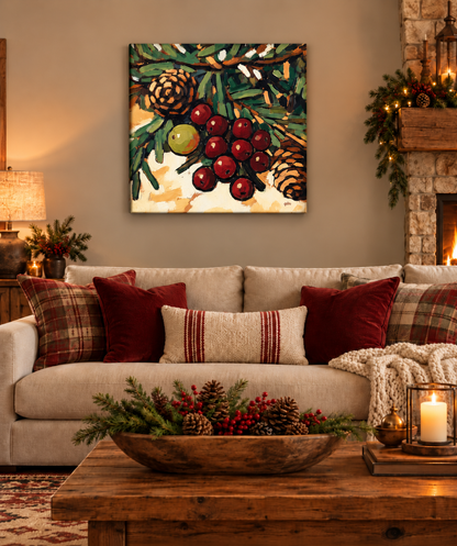 PINE CONES & BERRIES