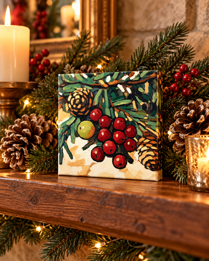 PINE CONES & BERRIES