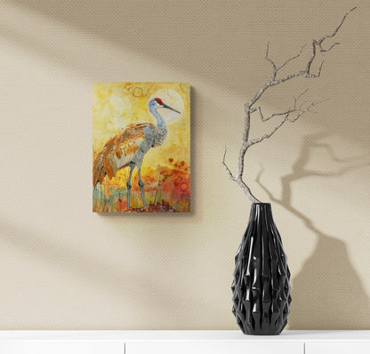 SANDHILL CRANE GLOWING