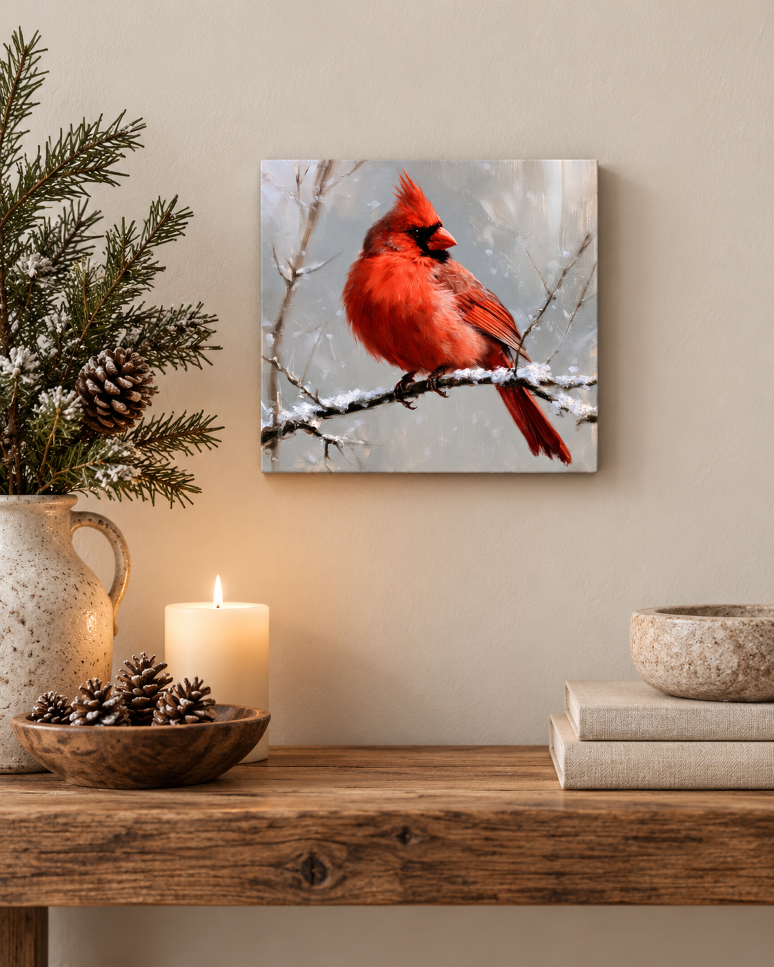 SNOWY CARDINAL