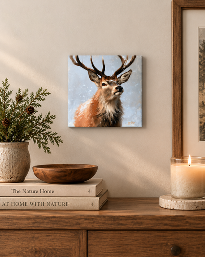SNOWY DEER
